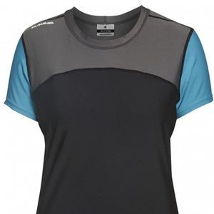 NWT XS Black Dakine Loose Fit Flow SSL Rash Guard with UPF 50